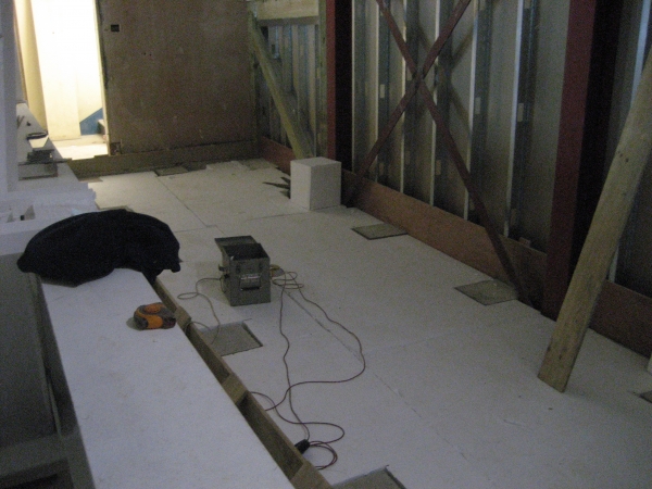 Void Former Cut Around Plinths